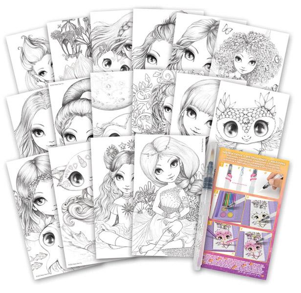 NEBULOUS STARS bojanka akvarel sa belim listovima 