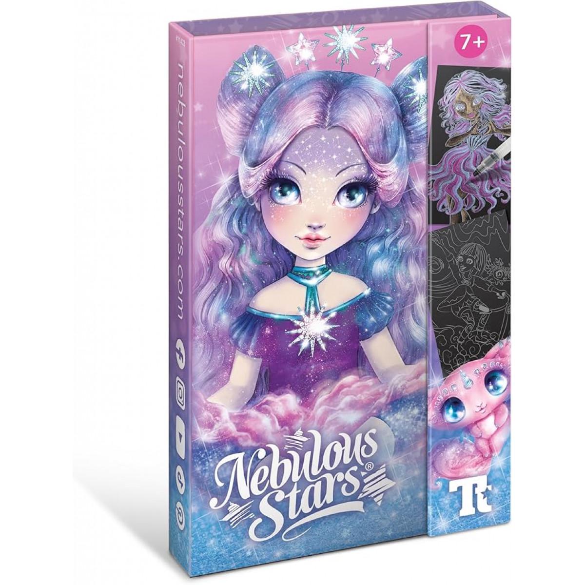 NEBULOUS STARS bojanka akvarel sa crnim listovima 