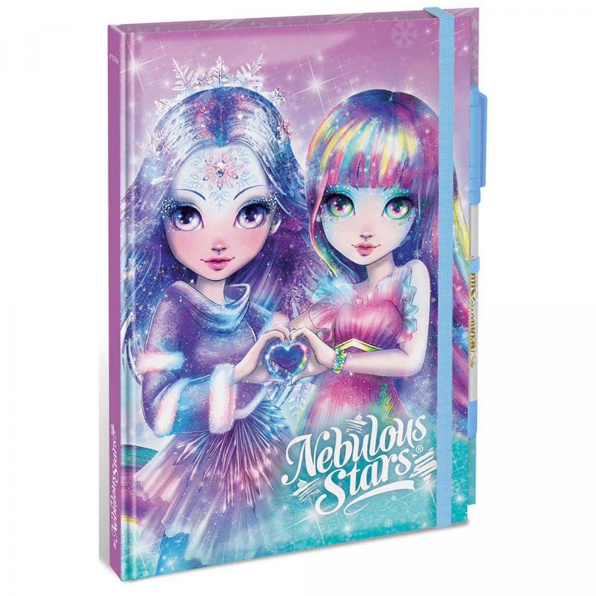 Notes A5 sa olovkom NEBULOUS STARS beli listovi (Više vrsta) 