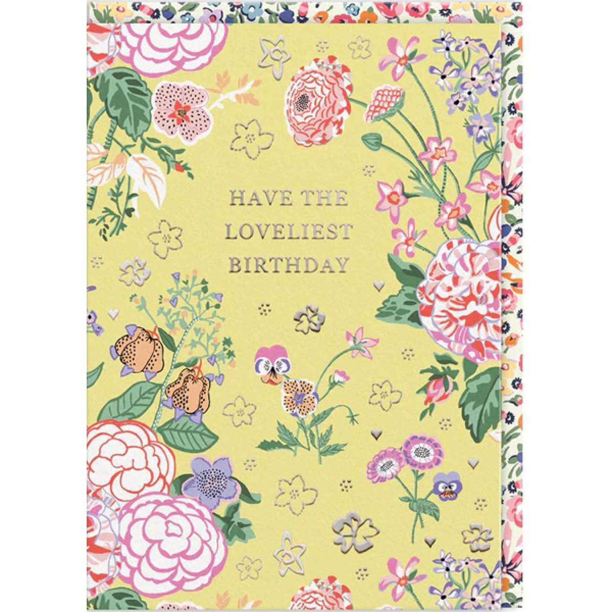 Rođendanska čestitka YELLOW POSY 