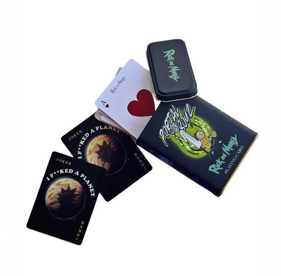 Karte za igranje u metalnoj kutiji RICK AND MORTY 