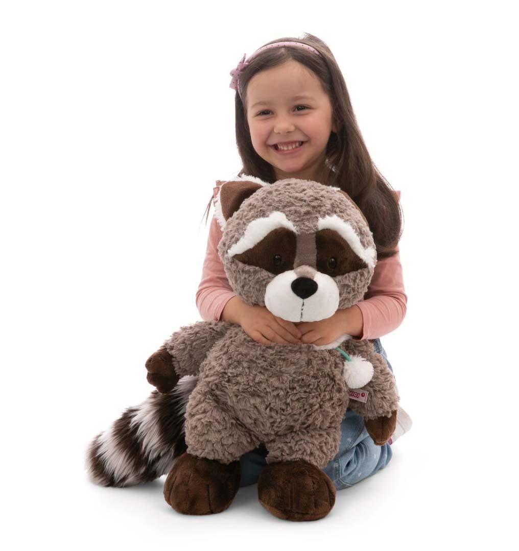 Plišana igračka NICI raccoon Lenno with hood 50cm 