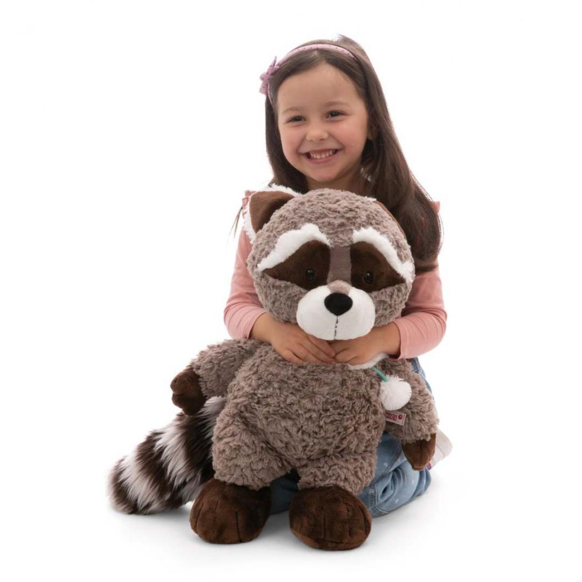 Plišana igračka NICI raccoon Lenno with hood 50cm 