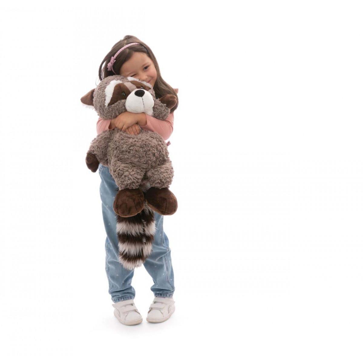 Plišana igračka NICI raccoon Lenno with hood 50cm 