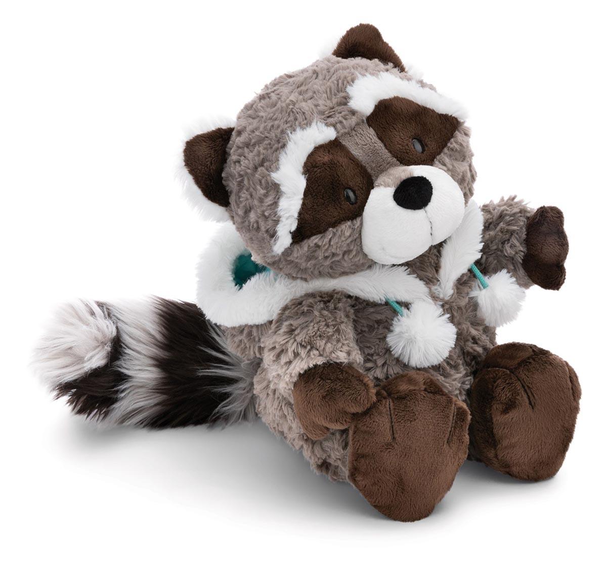 Plišana igračka NICI raccoon Lenno with hood 50cm 