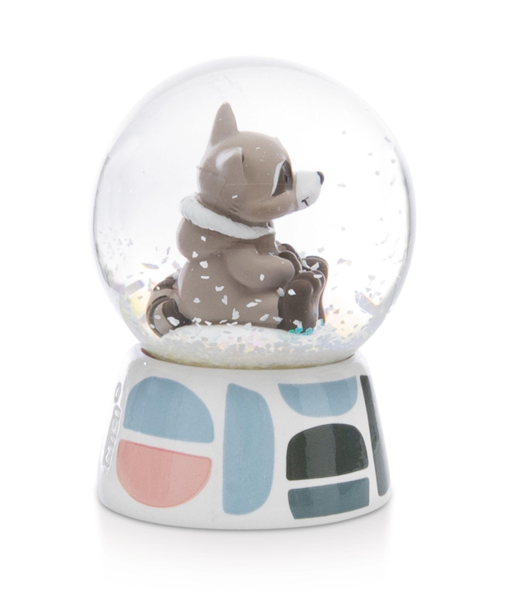 Staklena kugla NICI Raccoon Lenno 