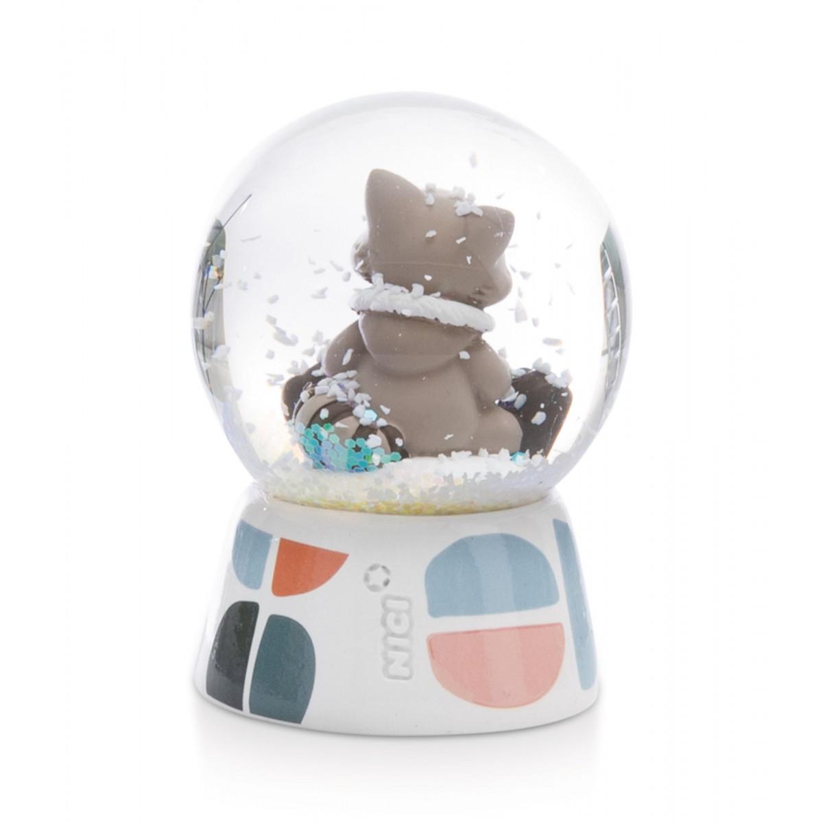 Staklena kugla NICI Raccoon Lenno 