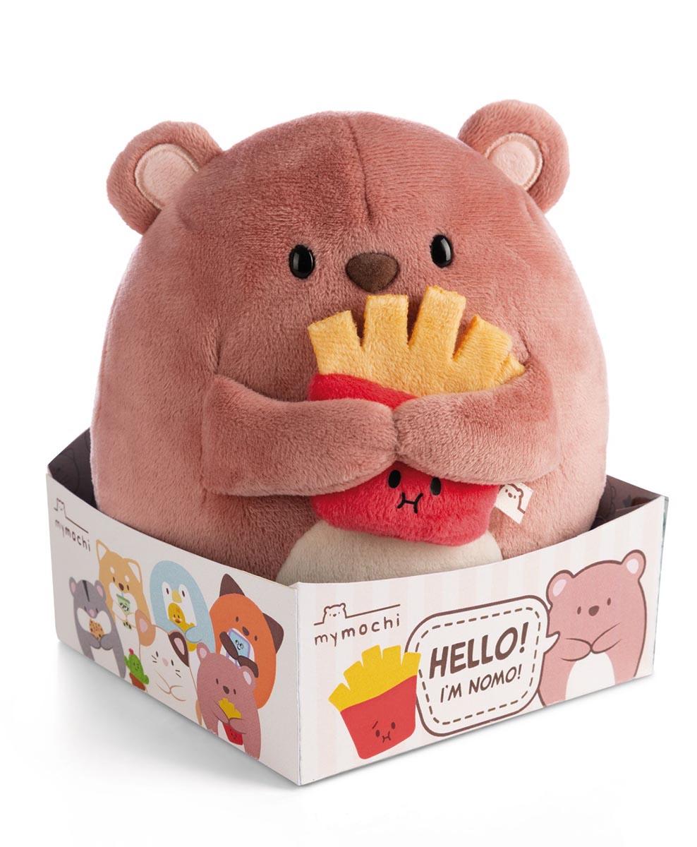 Plišana igračka NICI mymochi bear Nomo with fries 16cm 