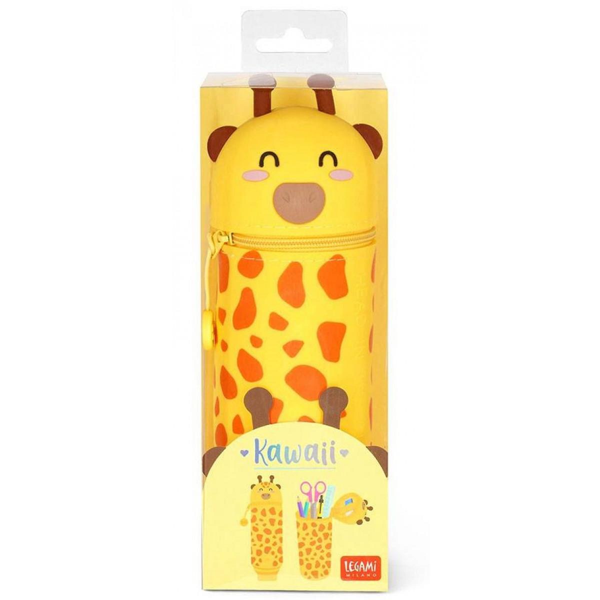 Silikonska pernica 2 u 1 ŽIRAFA 