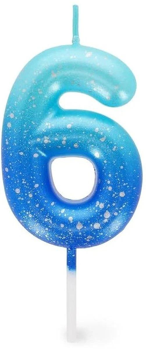 Rođendanska svećica BLUE - 6 