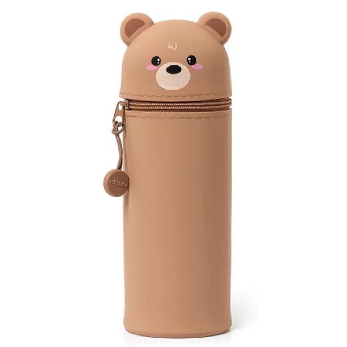 Silikonska pernica 2 u 1 - TEDDY BEAR 