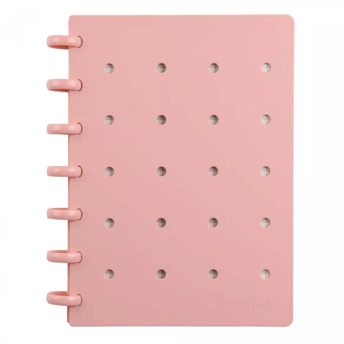 Sveska A5 sa spiralom, 80 L PINK 