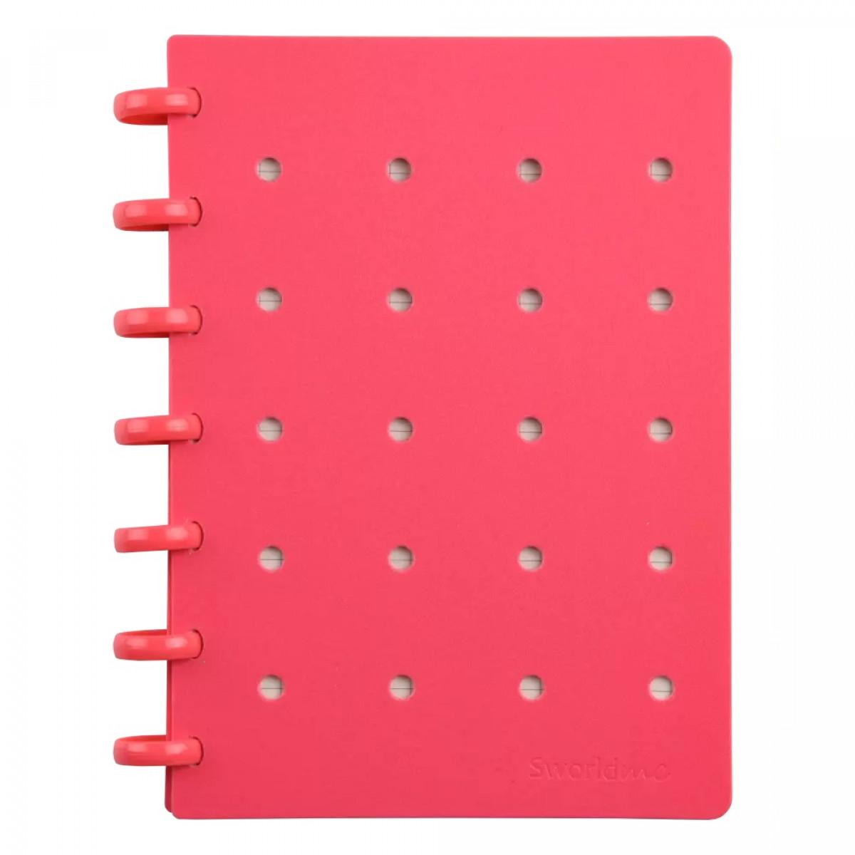 Sveska A5 sa spiralom, 80 L RED 