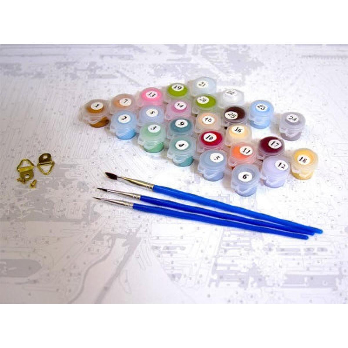 Kreativni set - oboj po brojevima LEOPARD 