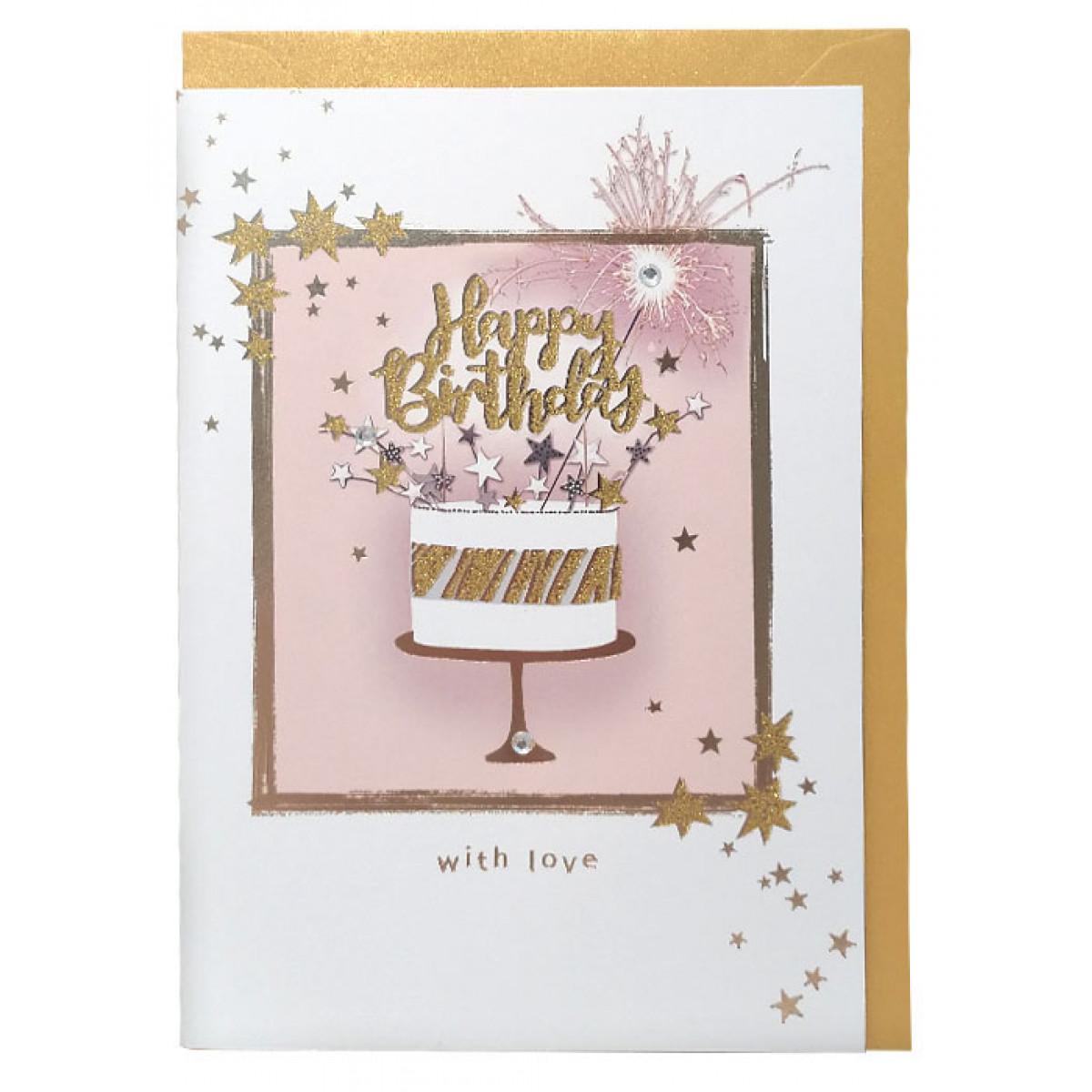 Čestitka HB PARTY GLITTER 