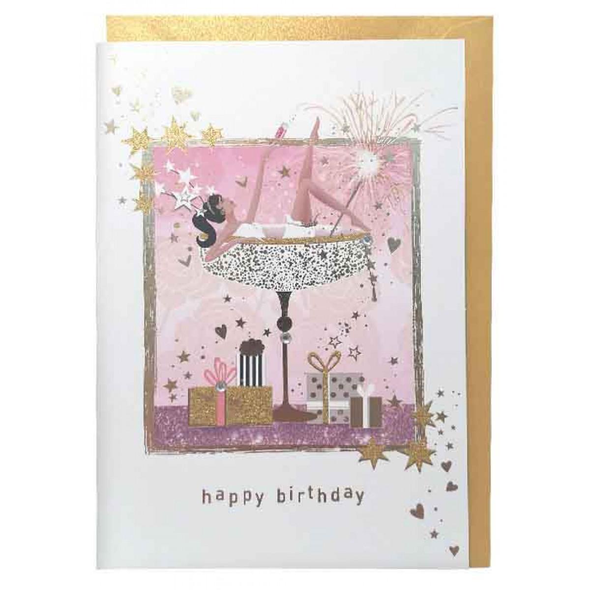 Čestitka HB PARTY GLITTER 