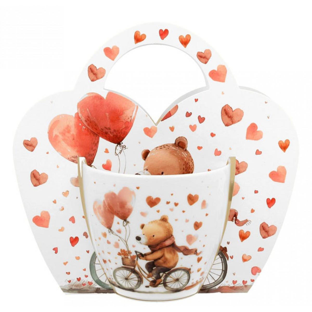 Šolja MEDA NA BICIKLU 460ml 