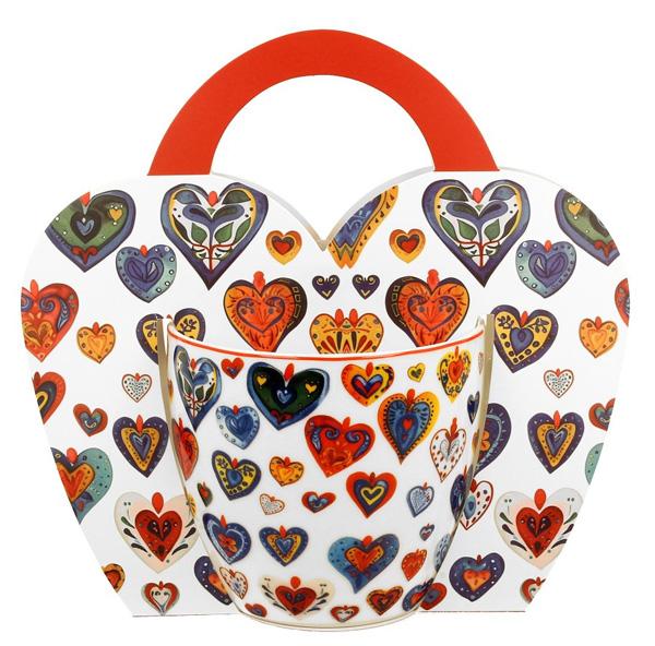 Šolja COLORFUL HEARTS 3 - 460ml 