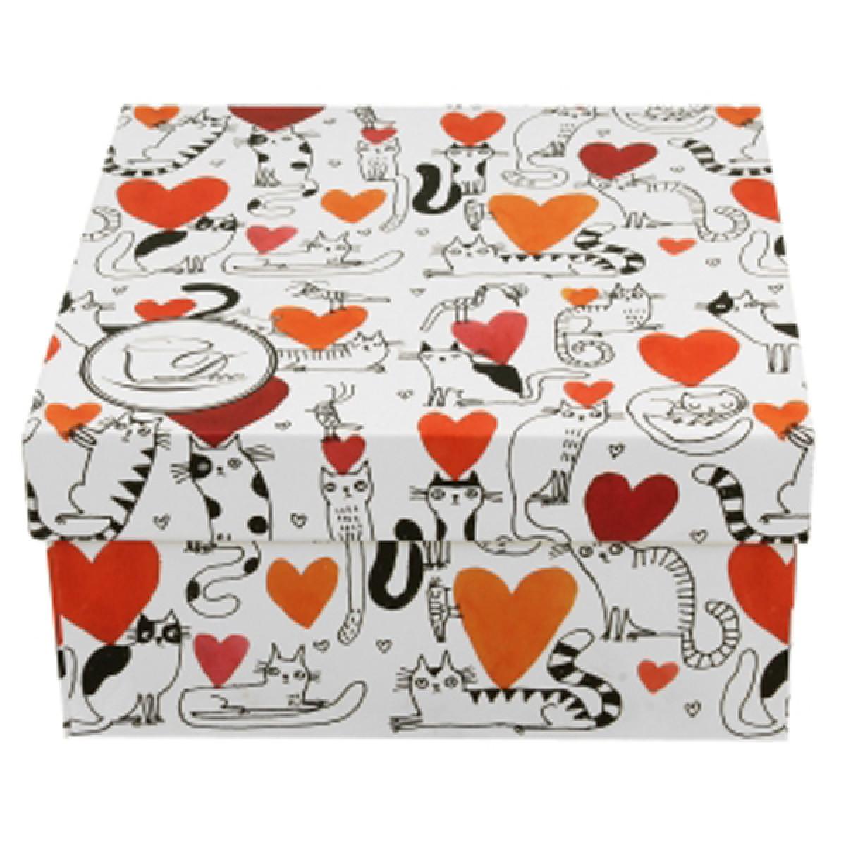 Šolja sa tacnom CAT'S WORLD - HEARTS 