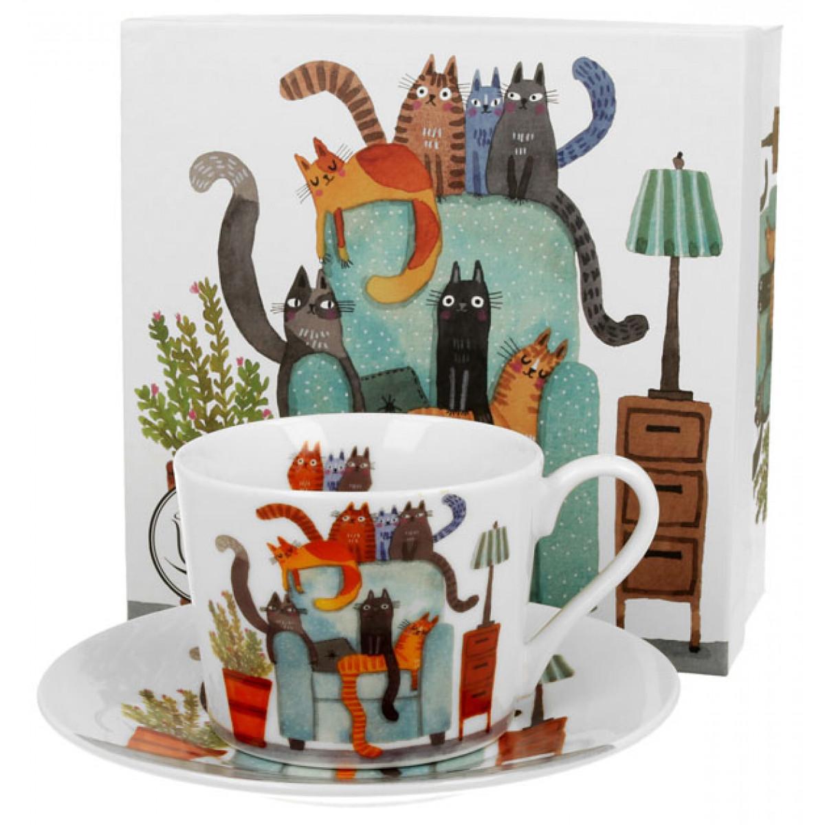 Šolja sa tacnom CAT'S WORLD -FOTELJA 