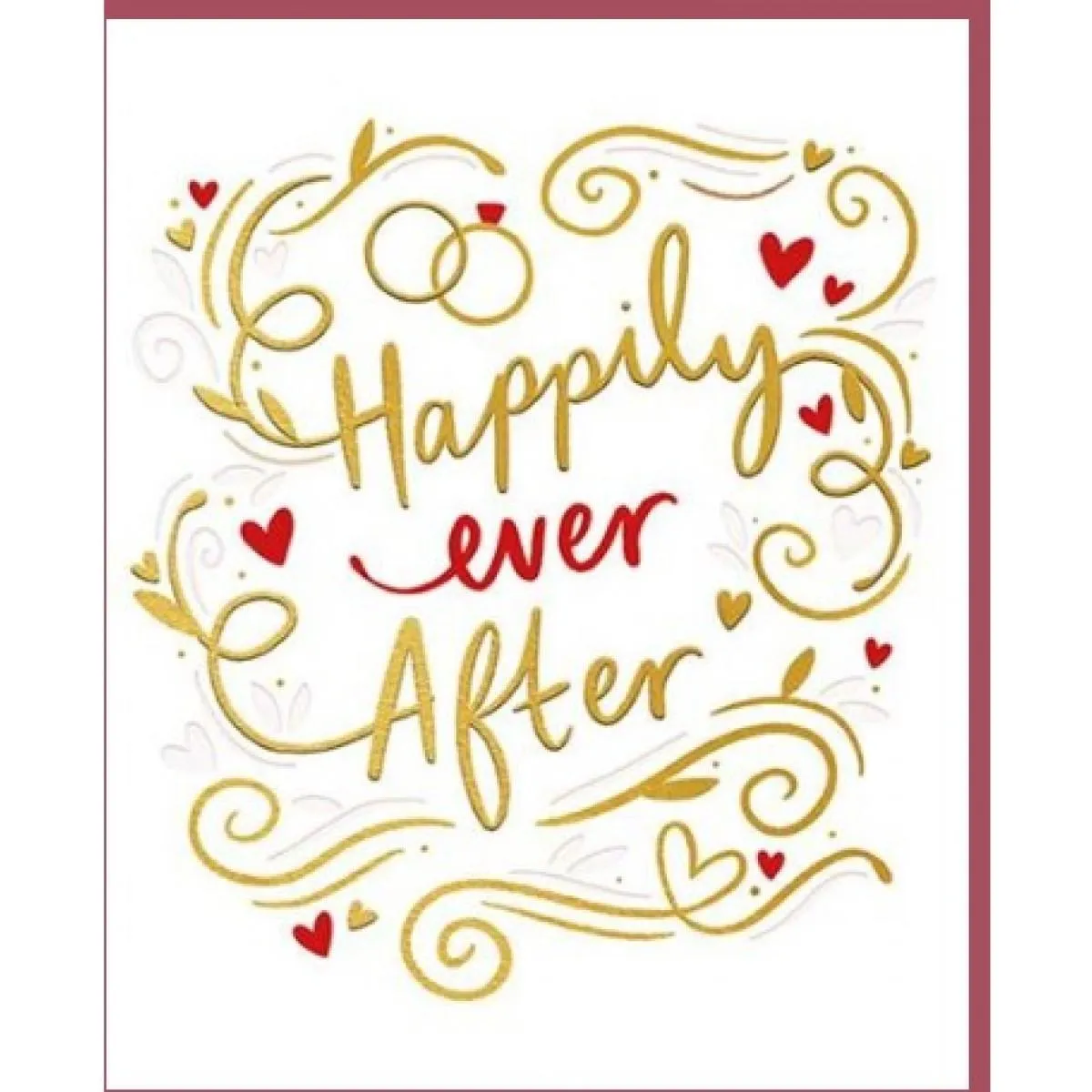 Čestitka za venčanje HAPPILY EVER AFTER 