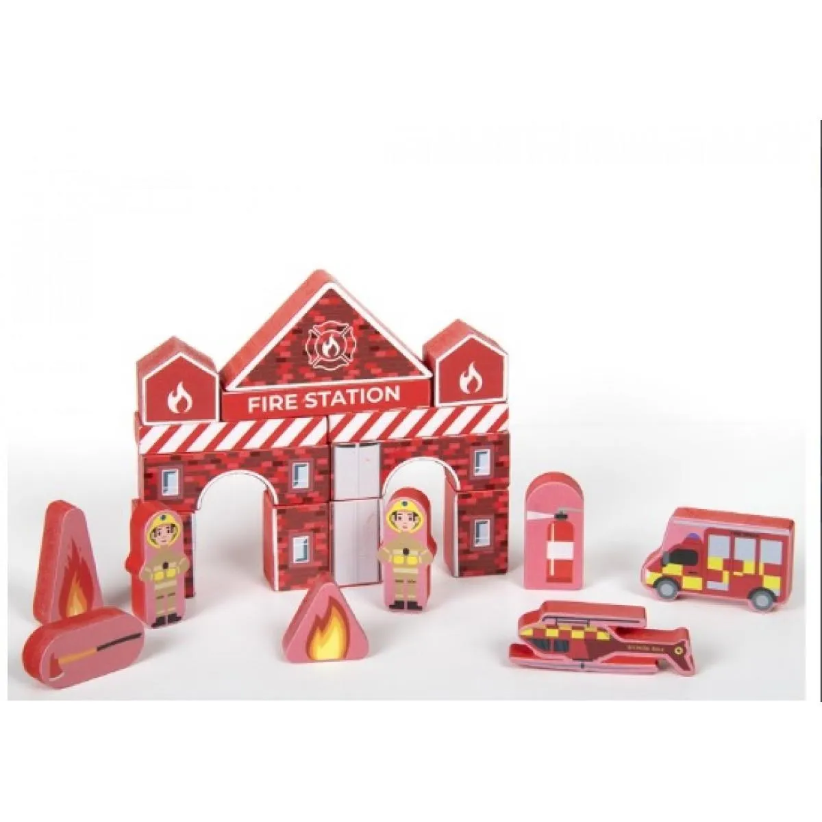 Edukativna igračka VATROGASNA STANICA 