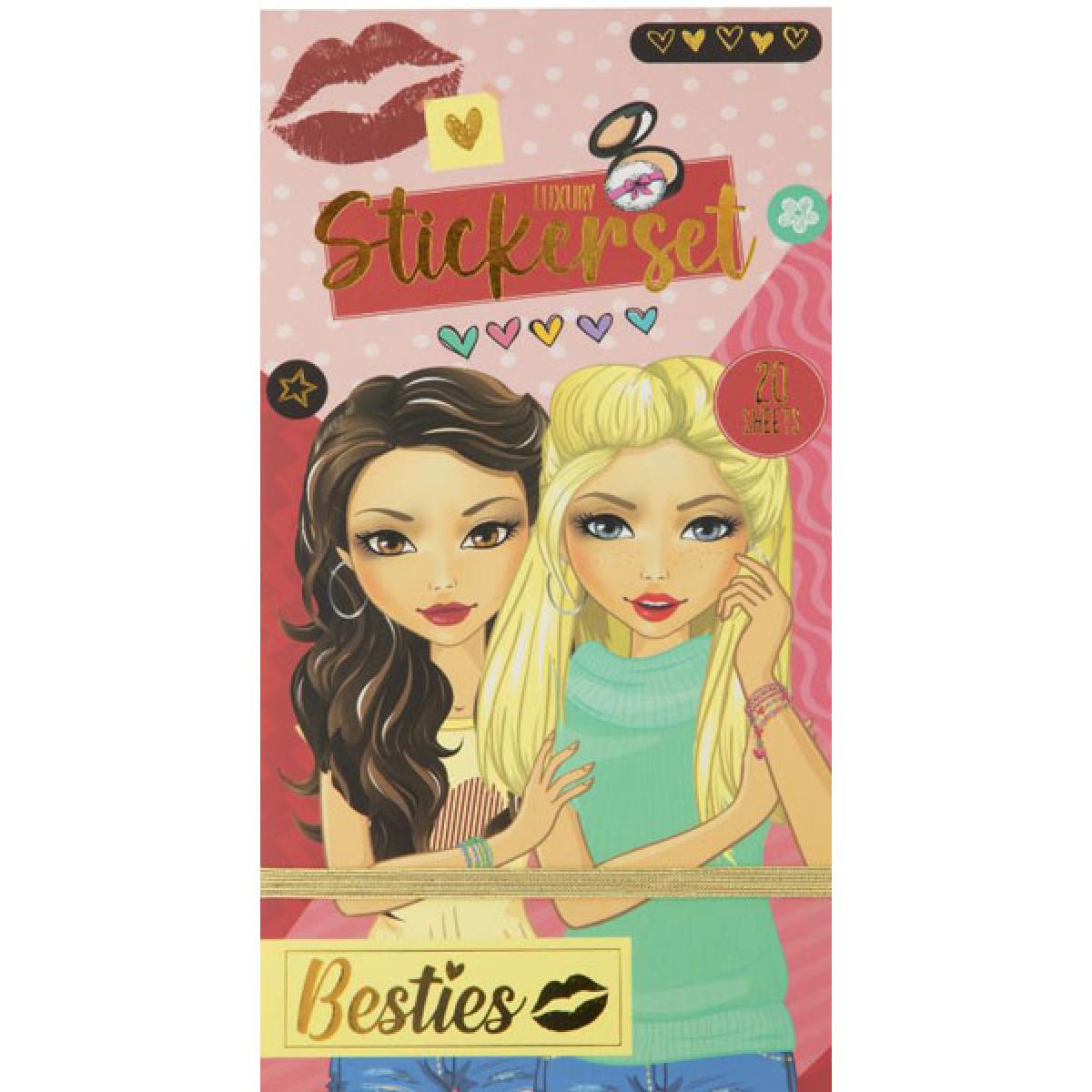 Luksuzni set stikera BESTIES 23x12cm 