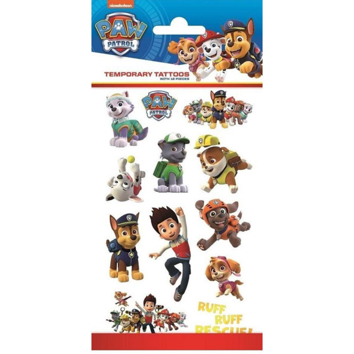 Set privremenih tetovaža PAW PATROL 