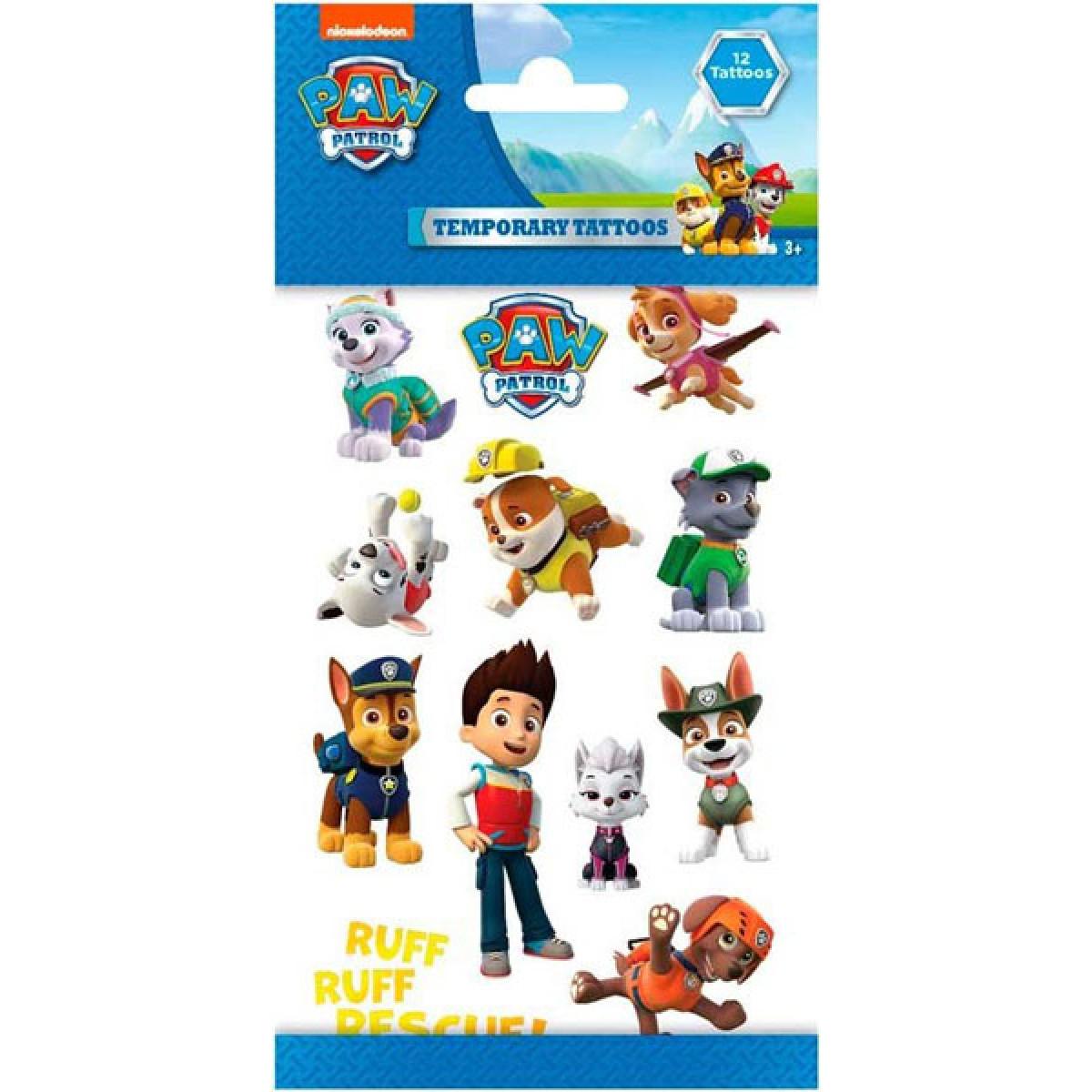 Set privremenih tetovaža PAW PATROL 