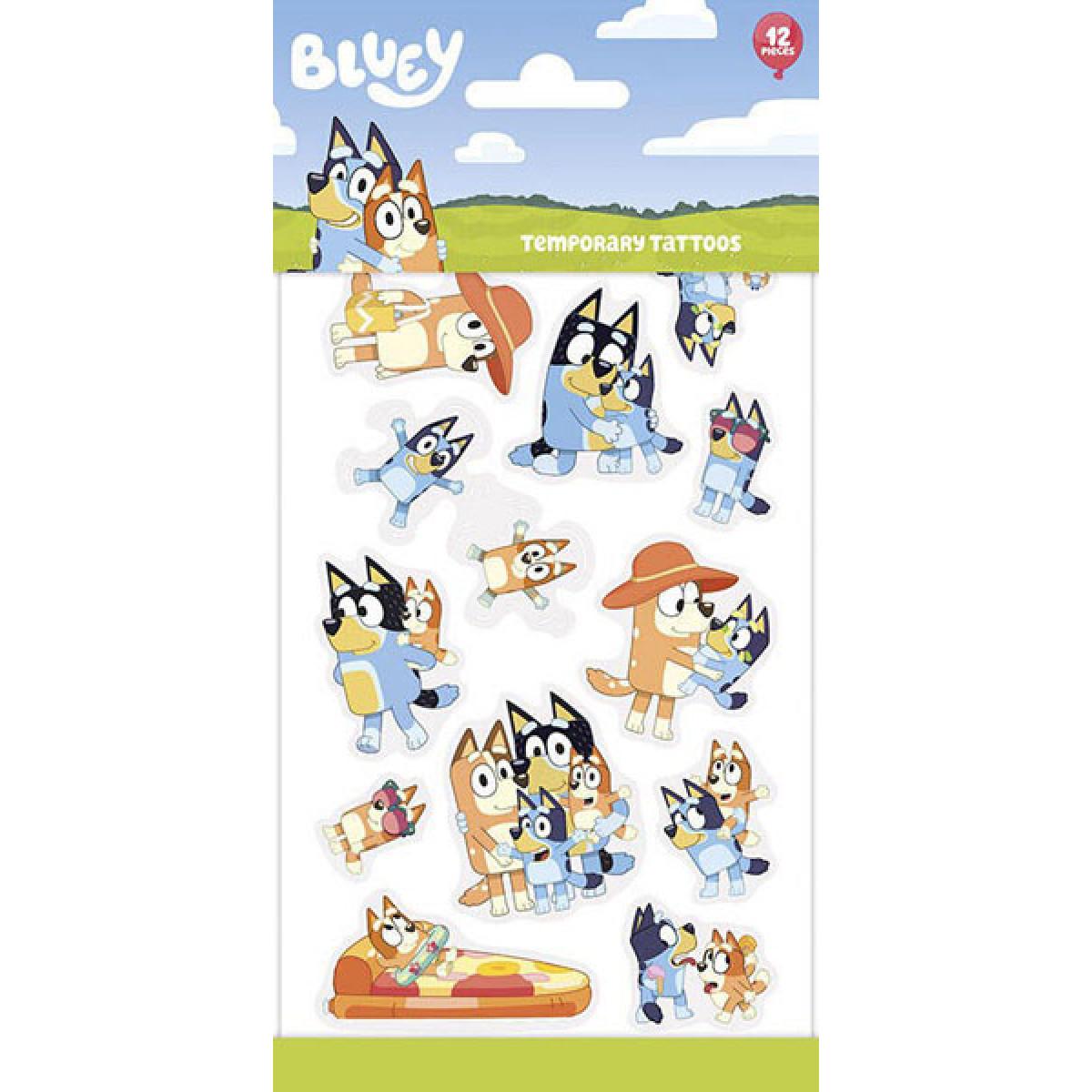 Set privremenih tetovaža BLUEY 