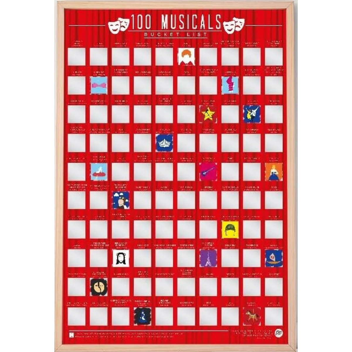 Greb-greb poster 100 MUSICALS 