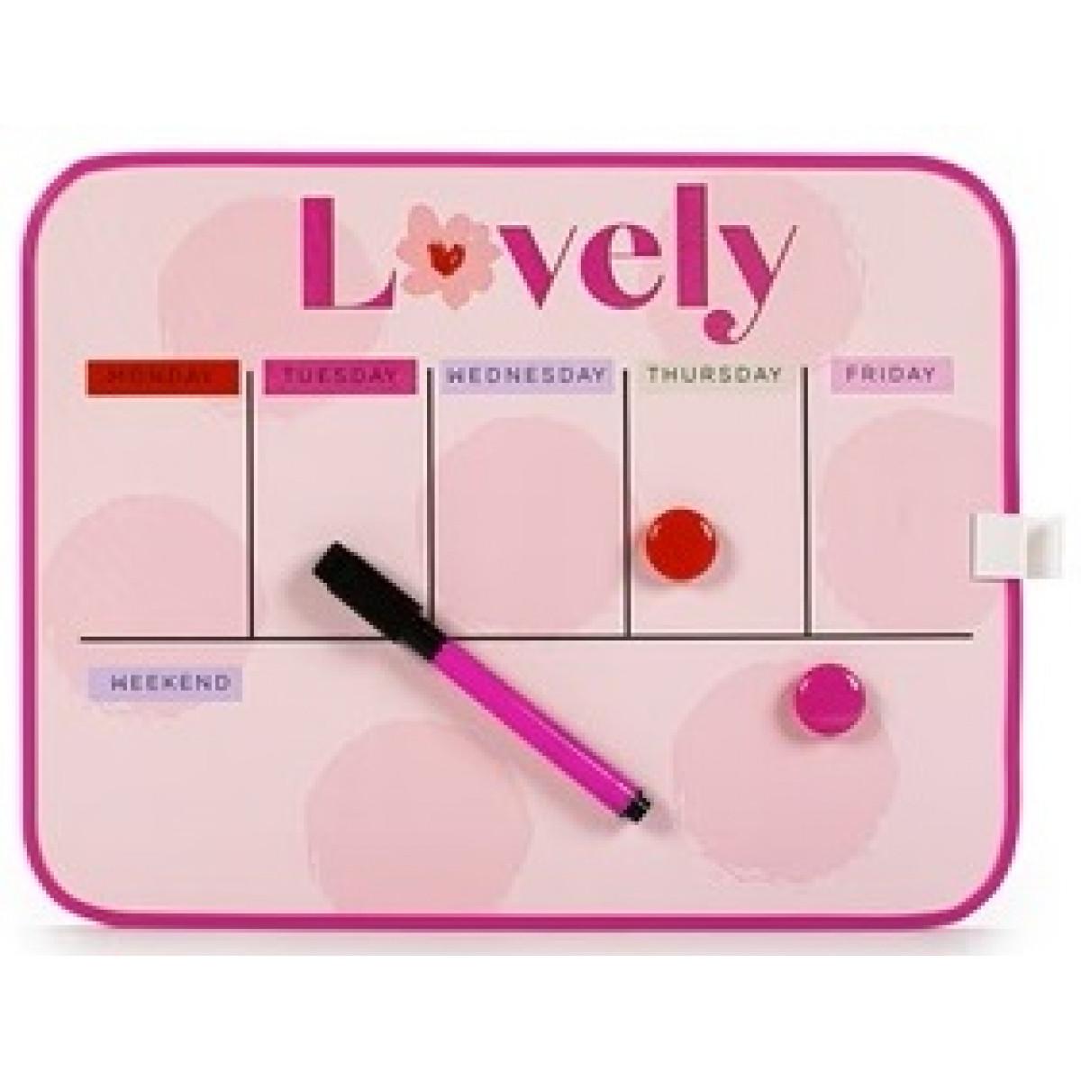 Magnetni nedeljni planer LOVELY 