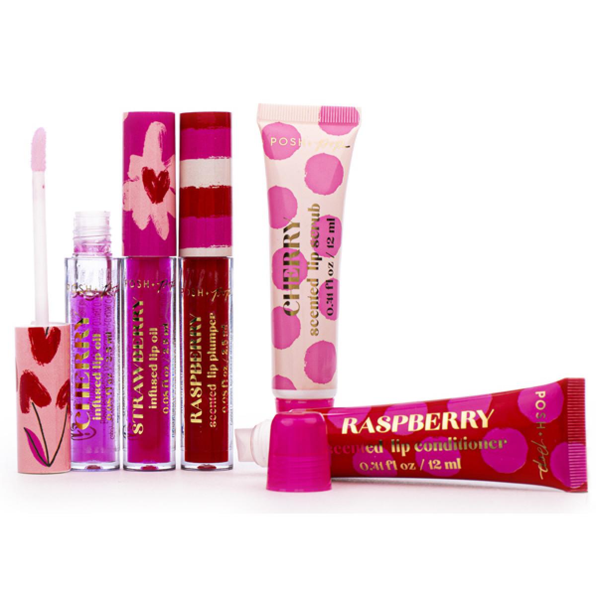 Set pet sjajeva za usne NEW HEART 