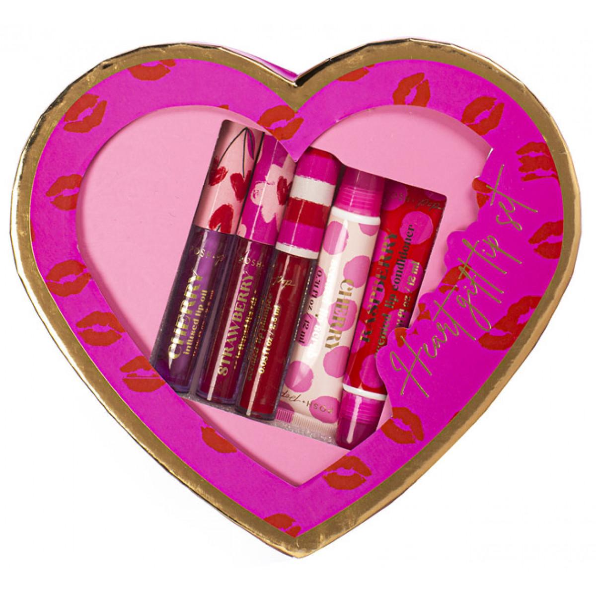 Set pet sjajeva za usne NEW HEART 