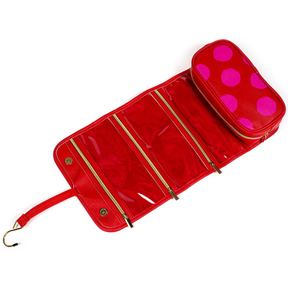 Neseser na rasklapanje PINK  DOTS 