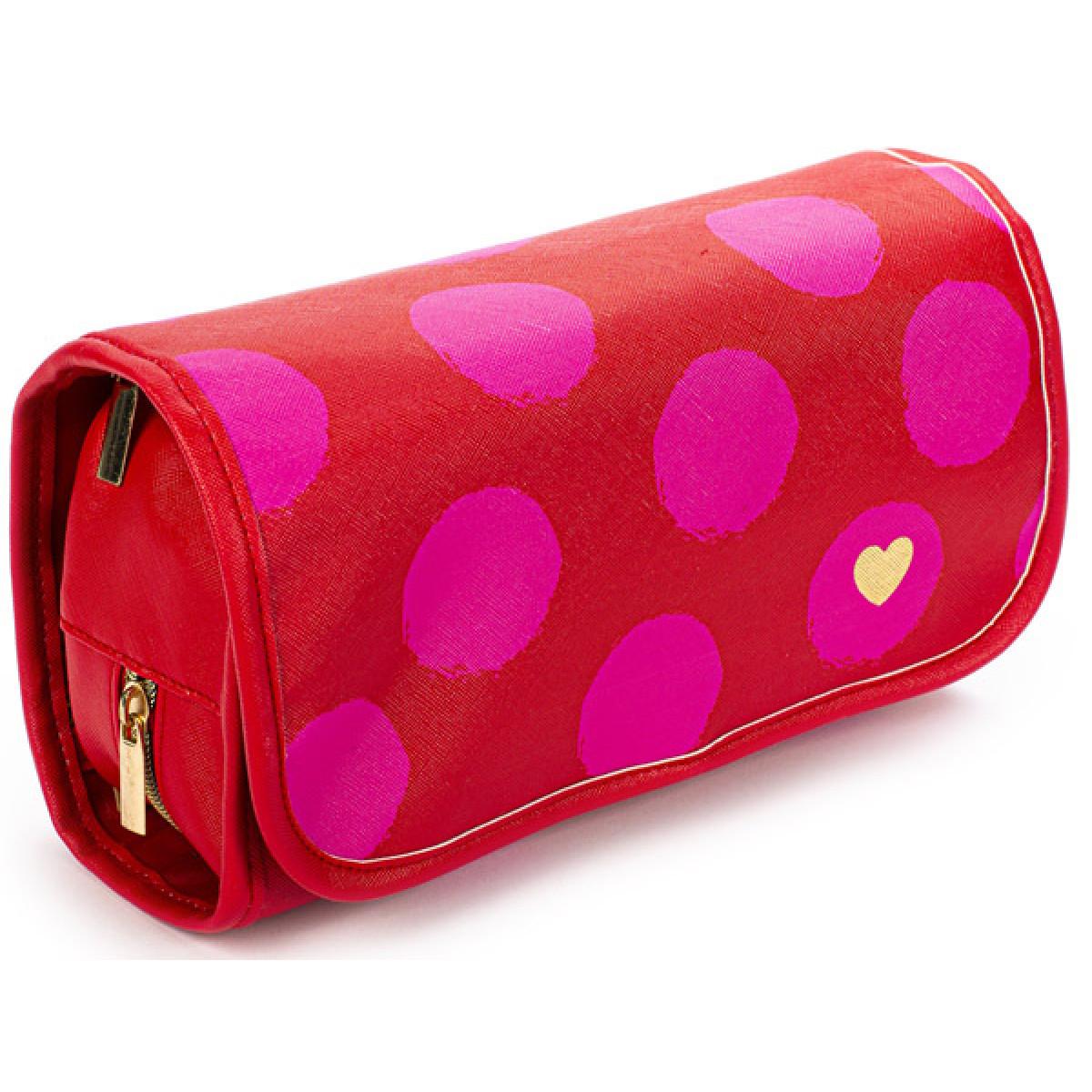 Neseser na rasklapanje PINK  DOTS 