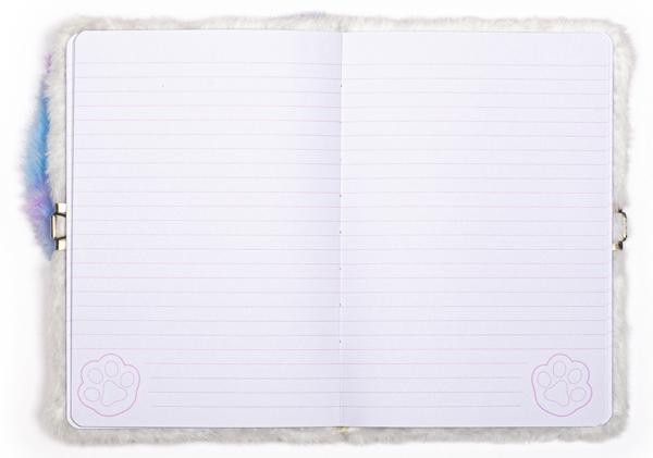 Čupavi dnevnik sa ključem i olovkom ZEKA 