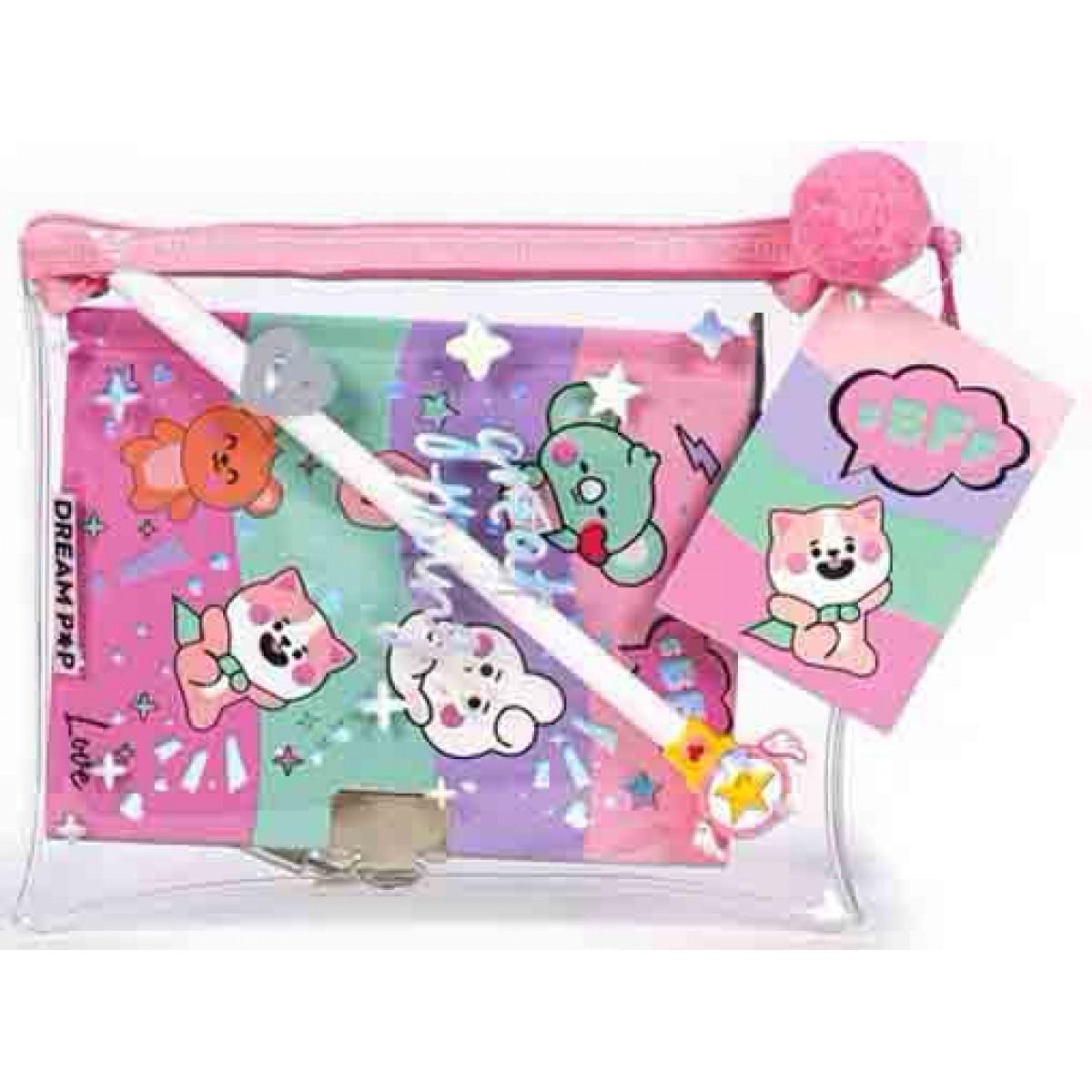 Set PVC torbica SECRET DIARY+PEN 