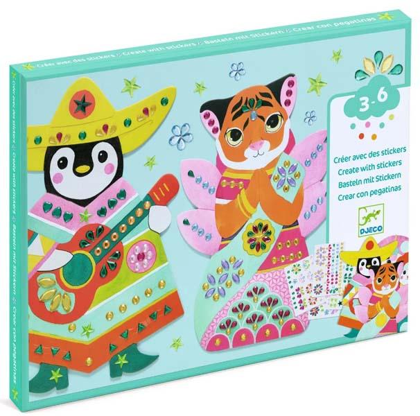 Kreativni set sa stikerime RHINESTONES 