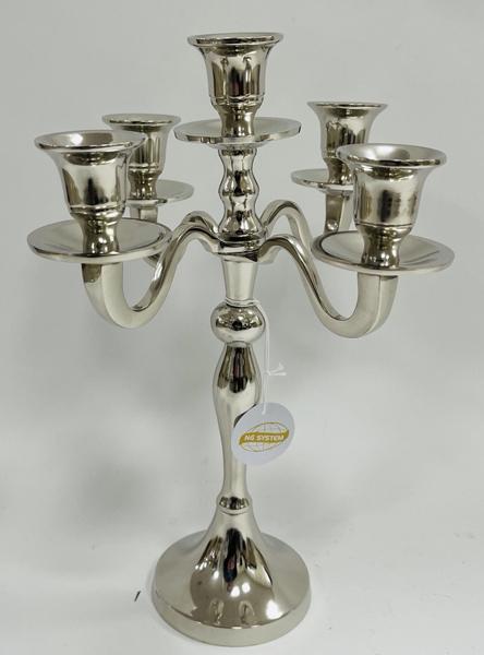 Svećnjak metalni za pet sveća 