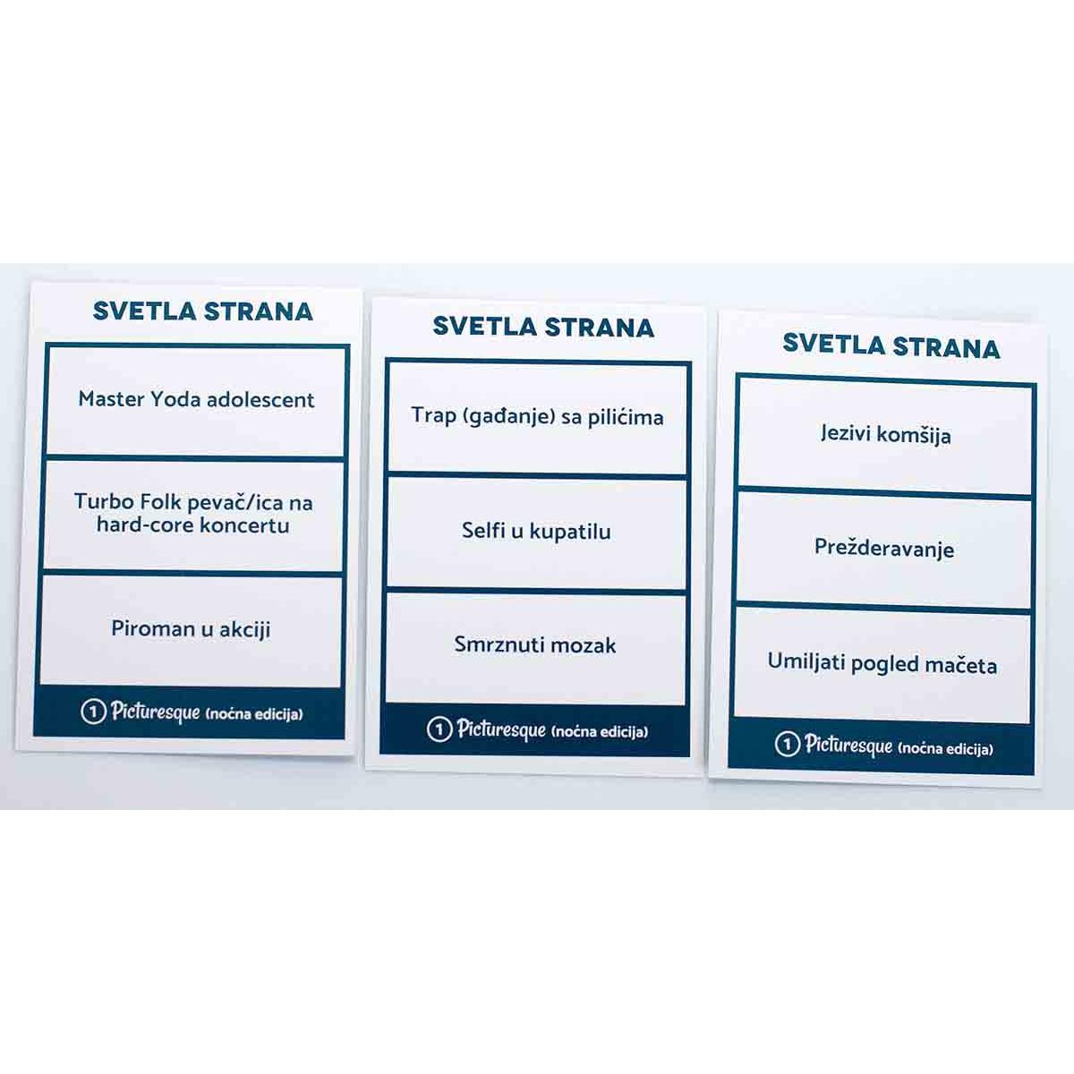 KARTE PICTURESQUE (noćna edicija) 