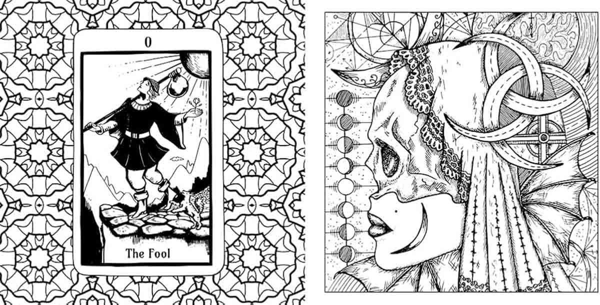 ART THERAPY COLOUR THE TAROT 