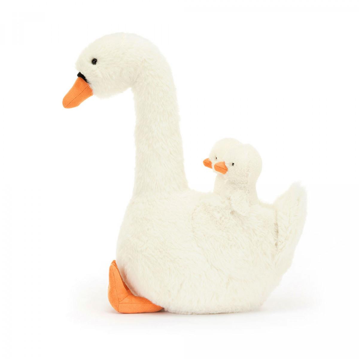Plišana igračka - labud FEATHERFUL 39cm 