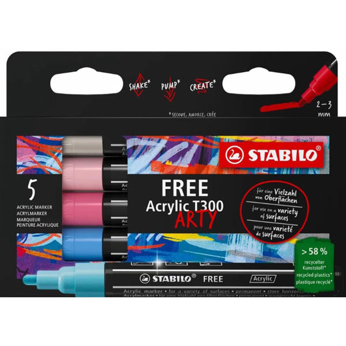 STABILO FREE markeri CANDY 1/5 