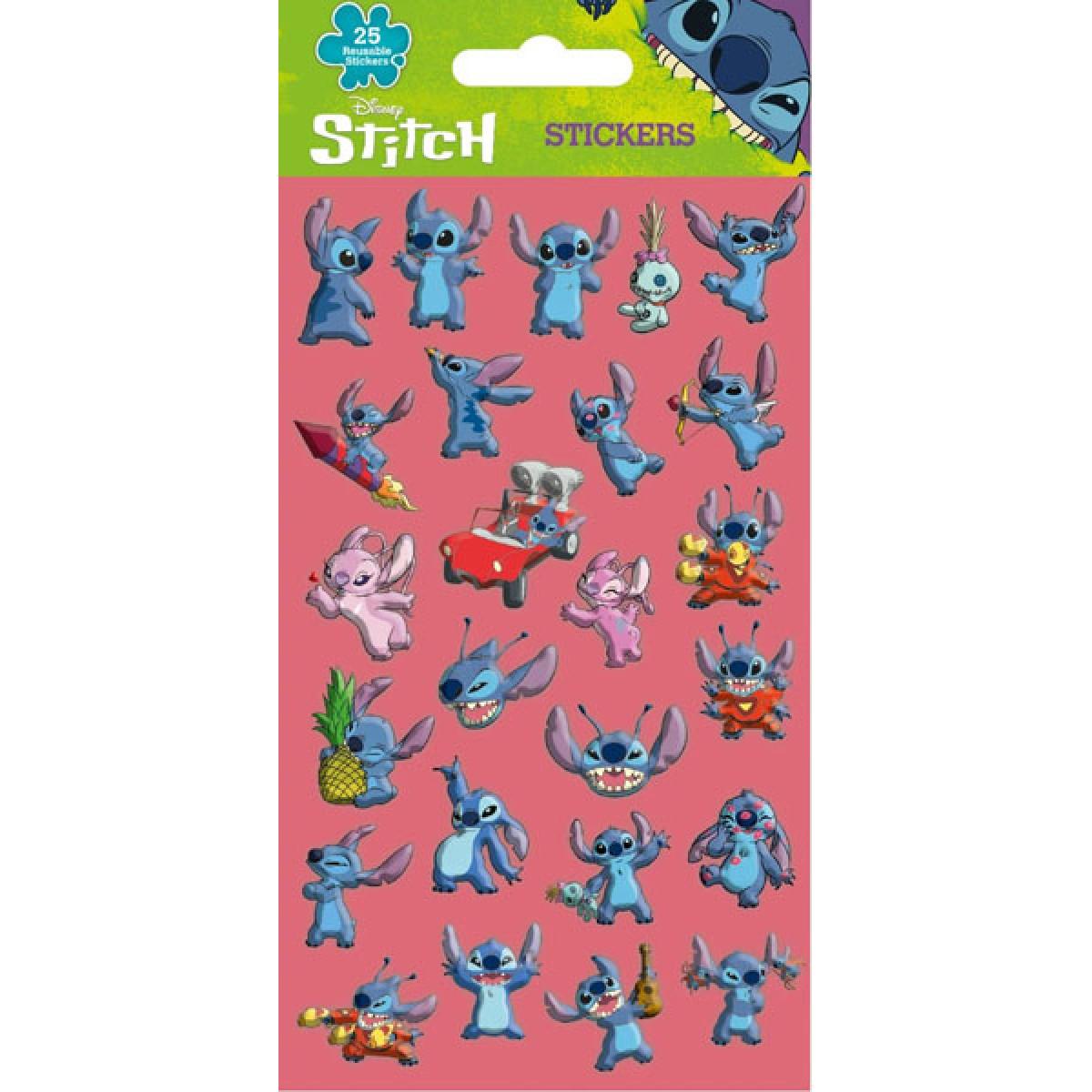 LILO & STITCH stikerei 25kom 