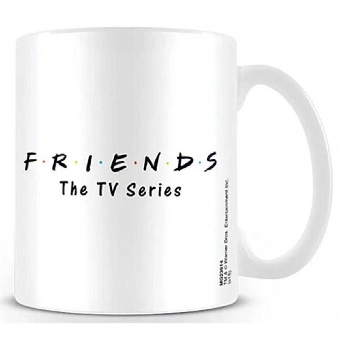 FRIENDS šolja LOGO - BELA 