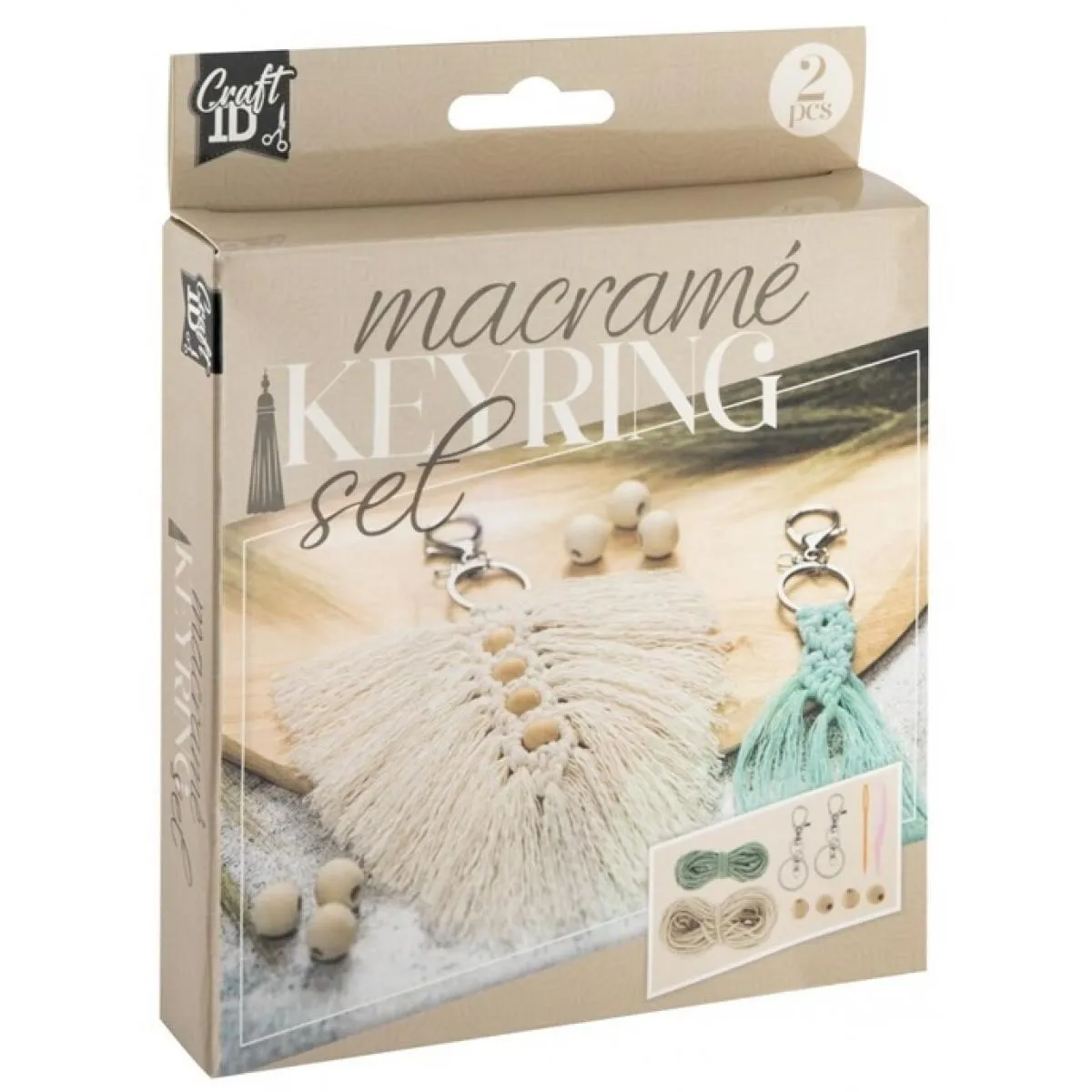Kreativni set za pravljenje privezaka MAKRAME 
