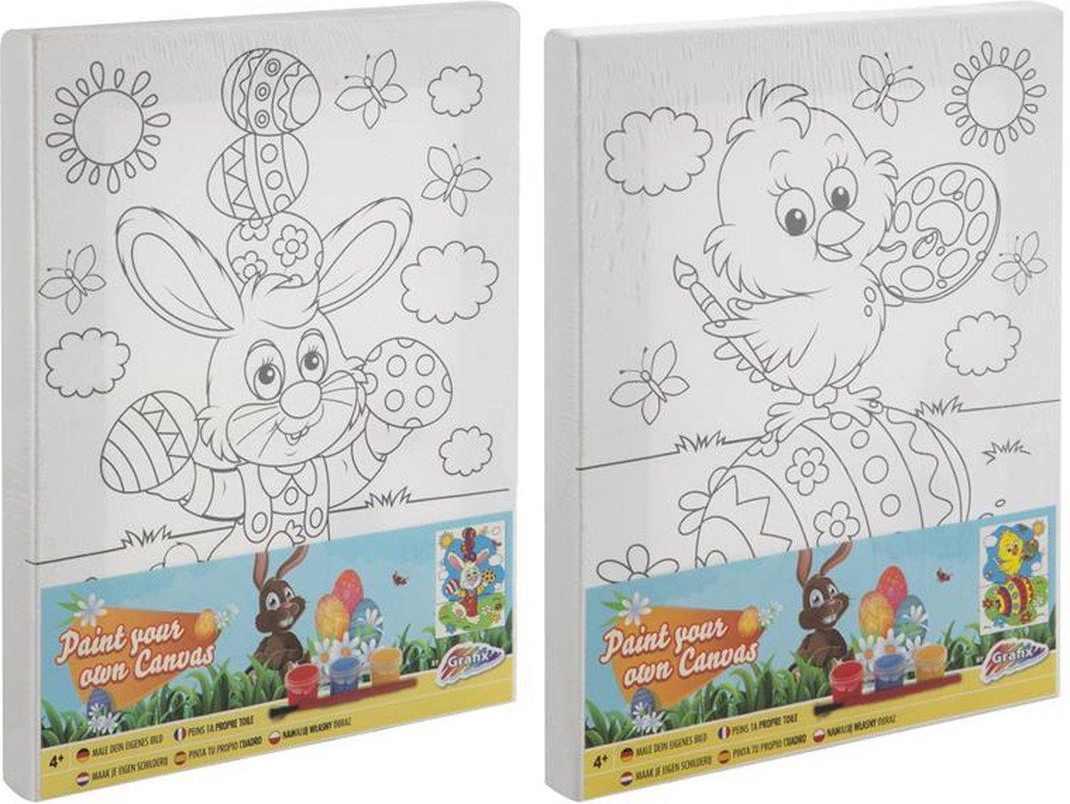 Uskršnje platno za bojenje 20x12cm (dve vrste) 