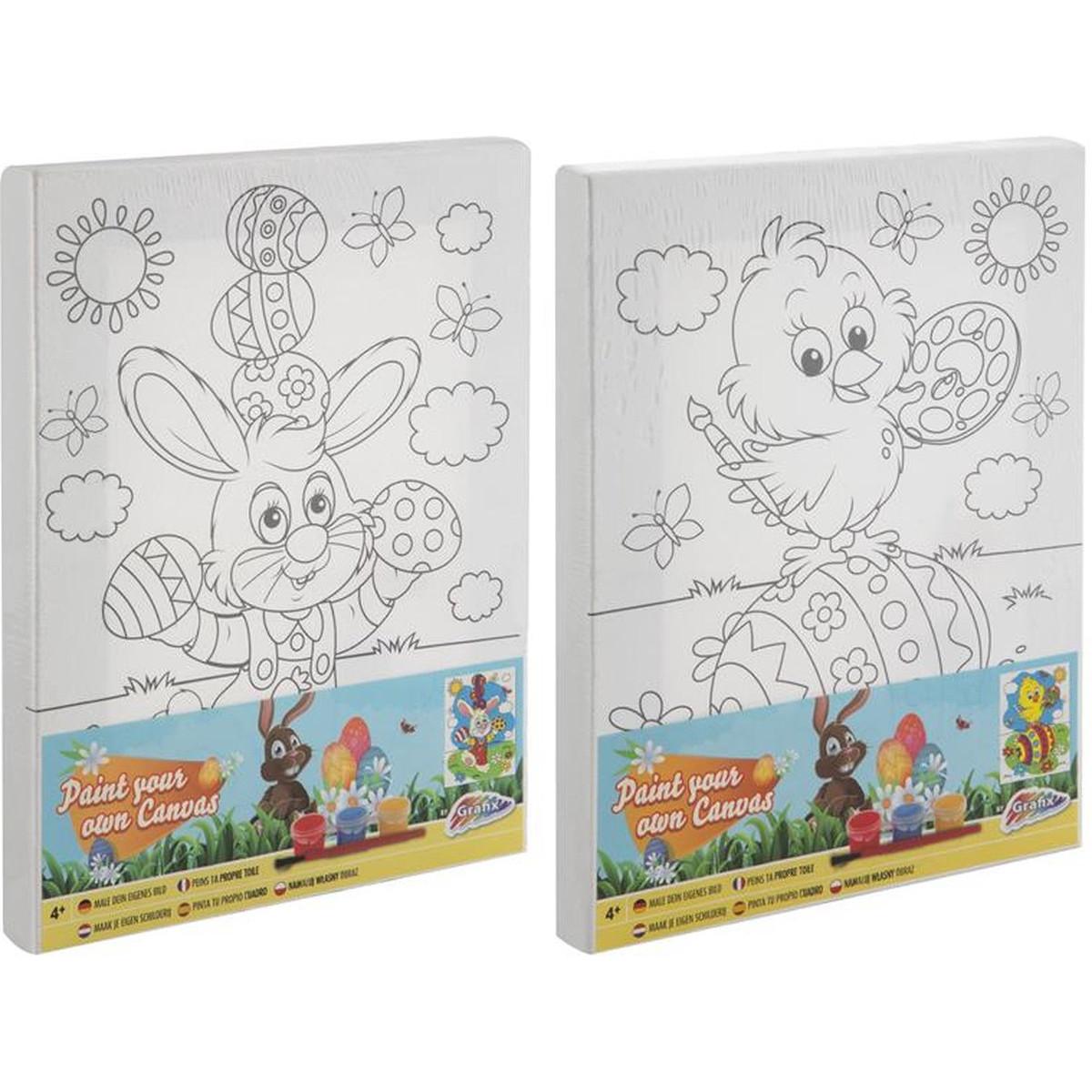 Uskršnje platno za bojenje 20x12cm (dve vrste) 