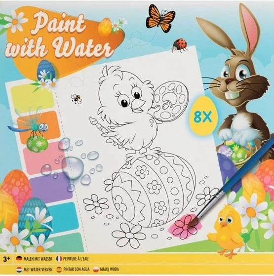 Uskršnja magična vodena bojanka 20x20cm 
